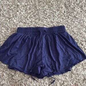 Women's Athletic Shorts in Navy Blue